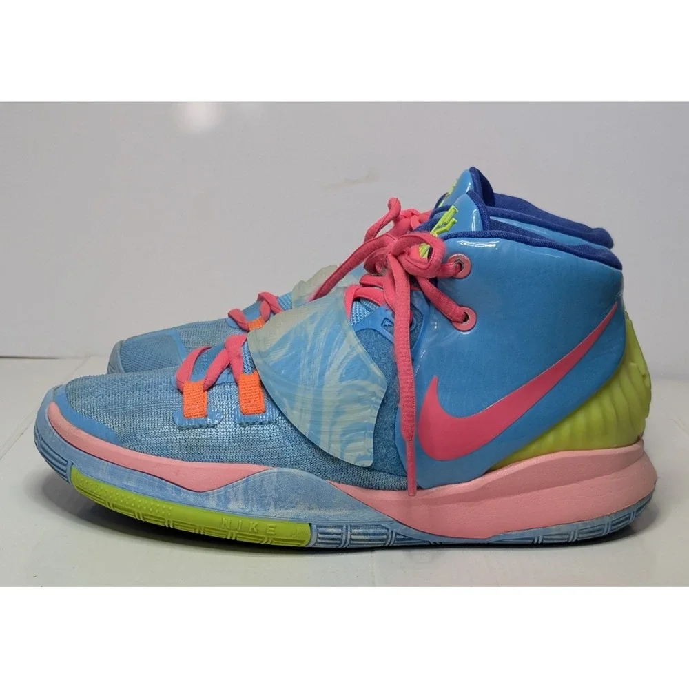 Nike Kyrie 6 Pre-Heat Unite Second To None Blue Pink CZ4686-409 Size 4.5Y Kids
